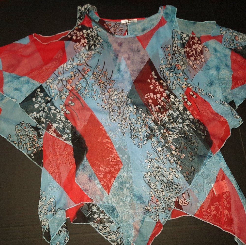 Violet ruby batwing top - Picture 2 of 4